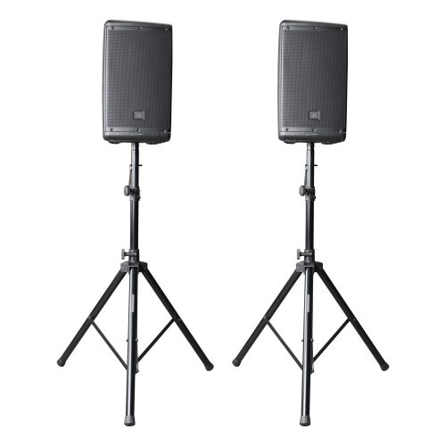 Стойки для акустических систем Gator Frameworks RI-SPKRSTDSET-200-AL - Aluminum Tripod Speaker Stand Set with Bag